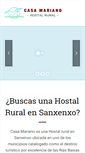 Mobile Screenshot of casamariano.es
